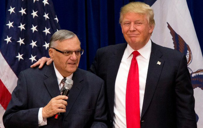 Picture of Joe Arpaio and Donald Trump